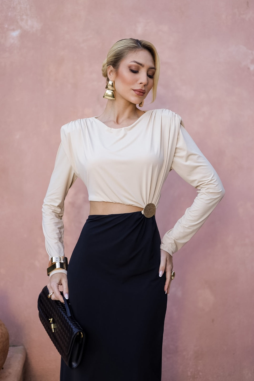 Vestido Lara Bi Color ML